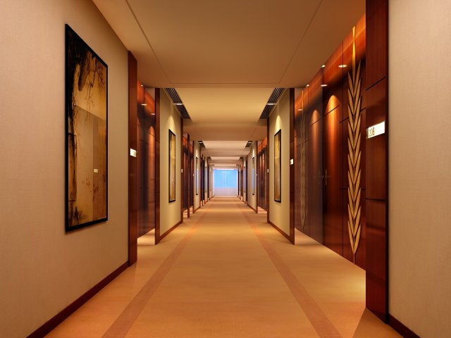 corridor spaces 076 3D 模型 .c4d .max .obj .3ds .fbx .stl .blend 