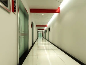 przestrzenie korytarzowe 070 Model 3D