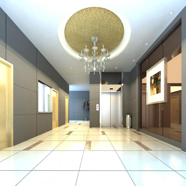 elevator spacese 038 3D 模型 .c4d .max .obj .3ds .fbx .stl .blend 