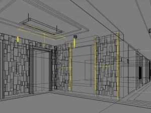 elevator spacese 033 3D Model
