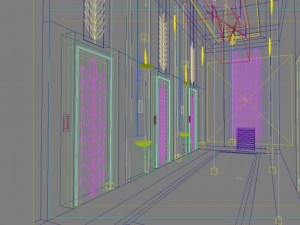 elevator spacese 046 Modello 3D