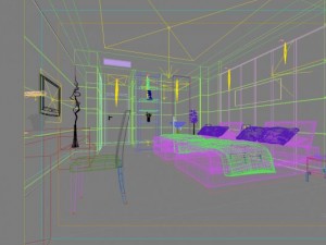 guest room 003 Modèle 3D