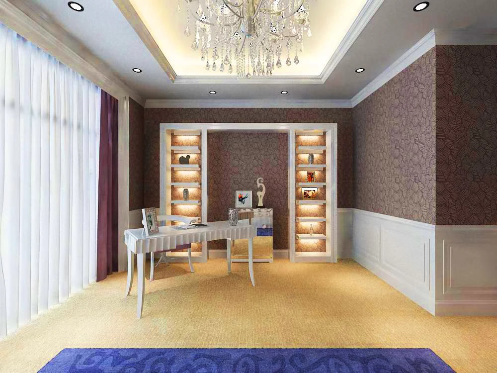 guest room 002 3D Model .c4d .max .obj .3ds .fbx .stl .blend 