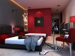 guest room 010 Modello 3D
