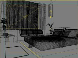 guest room 014 3D Model