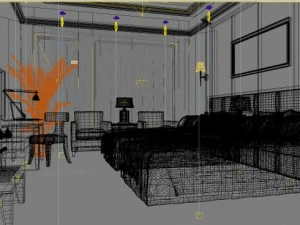 guest room 015 3D Model