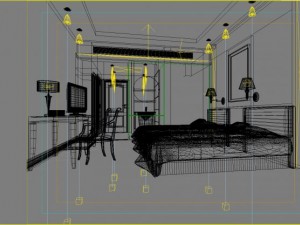 guest room 017 3D 모델