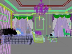 guest room 022 3D Model