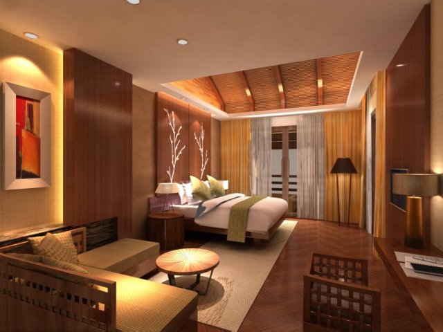 guest room 023 3D Model .c4d .max .obj .3ds .fbx .stl .blend 