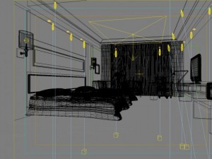 guest room 018 3D-Modell