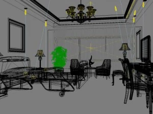 guest room 019 3D Model
