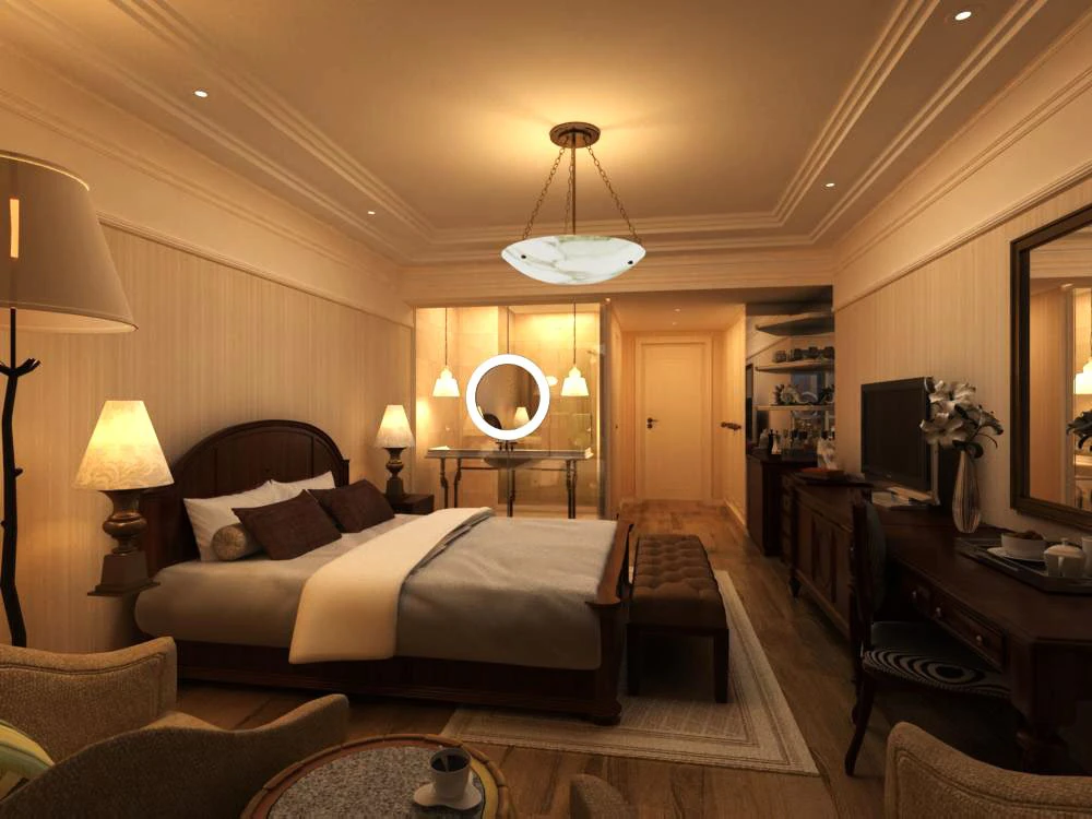 guest room 026 3D Model .c4d .max .obj .3ds .fbx .stl .blend 