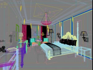 guest room 027 Modèle 3D