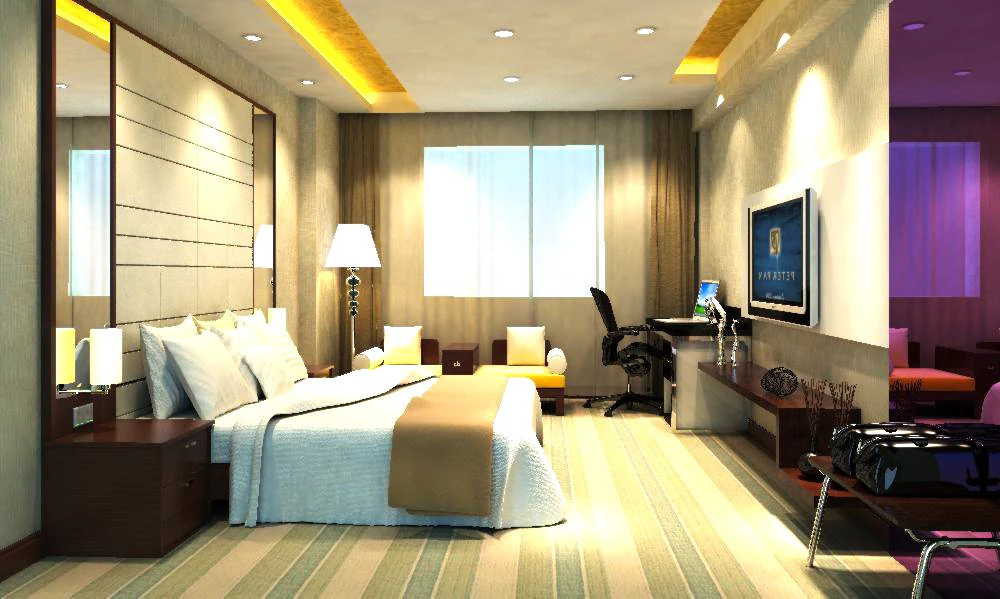 guest room 034 3D Model .c4d .max .obj .3ds .fbx .stl .blend 