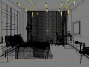 guest room 034 3D Model