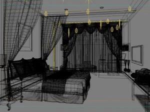 guest room 037 3D Model