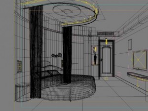 guest room 040 Modelo 3D