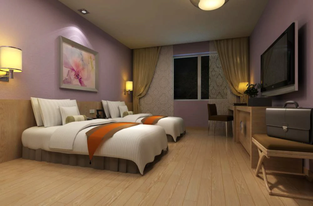 guest room 032 3D Model .c4d .max .obj .3ds .fbx .stl .blend
