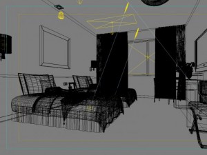 guest room 032 Modelo 3D