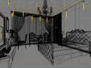 guest room 038 3D Model