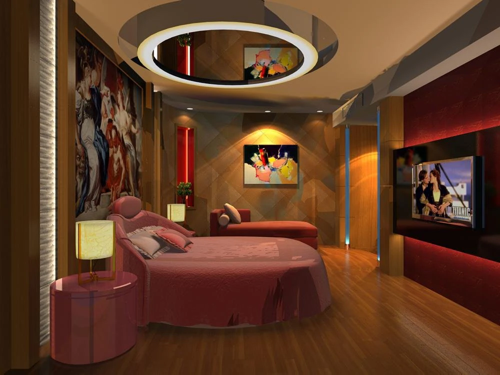 guest room 036 3D Model .c4d .max .obj .3ds .fbx .stl .blend 
