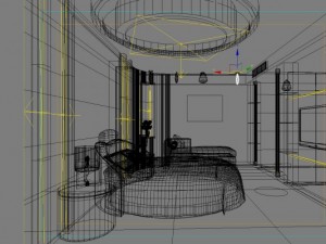 guest room 036 Model 3D