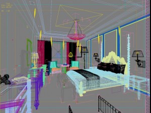 guest room 031 Model 3D