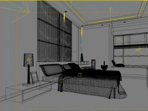 guest room 049 3D Model