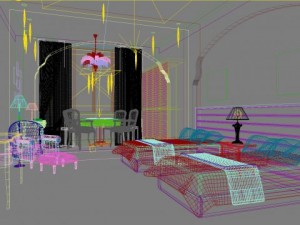 guest room 046 Modelo 3D