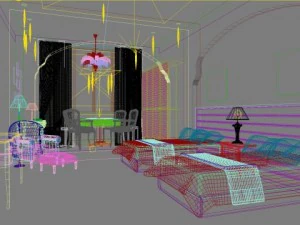 guest room 046 3D Model