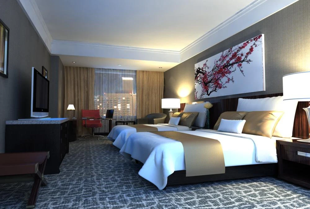 guest room 048 3D Model .c4d .max .obj .3ds .fbx .stl .blend 