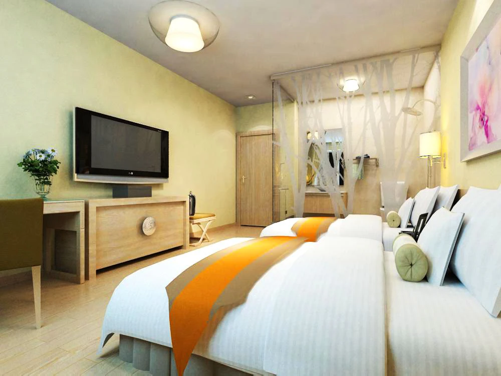 guest room 044 3D Model .c4d .max .obj .3ds .fbx .stl .blend 