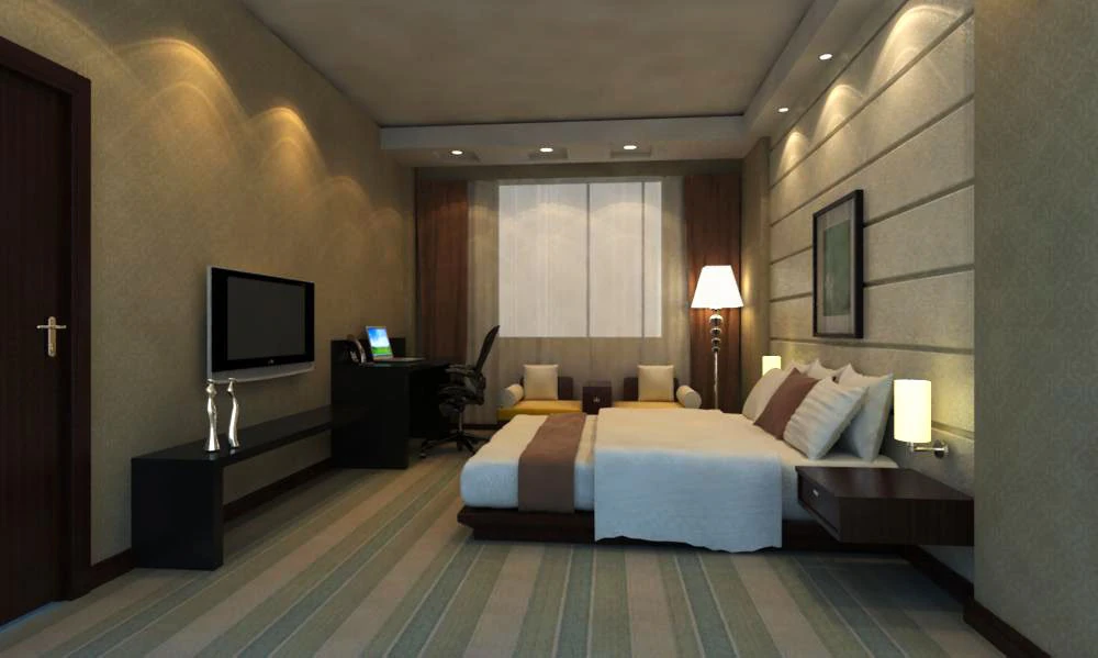 guest room 045 3D Model .c4d .max .obj .3ds .fbx .stl .blend 