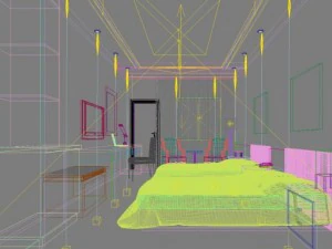 guest room 054 3D Model