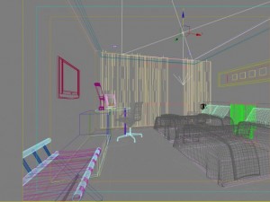 guest room 060 Model 3D