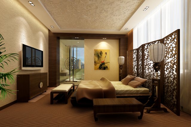 guest room 069 Modelo 3D .c4d .max .obj .3ds .fbx .stl .blend