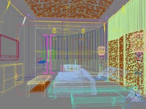 guest room 069 3D Model