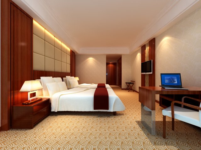 guest room 064 3D मॉडल .c4d .max .obj .3ds .fbx .stl .blend