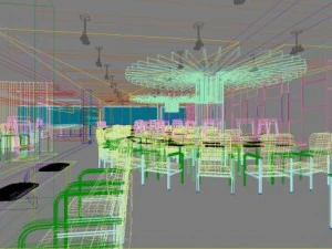 internet bar 001 3D Model