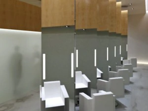 hairdressing room 001 3D Model