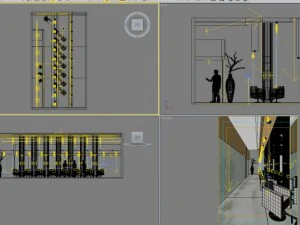 hairdressing room 001 3D Model