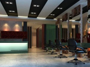 sala parrucchiere 002 Modello 3D