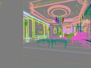 livingroom 001 3D Model