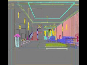 livingroom 015 3D Модель