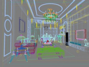 livingroom 009 3D Модель