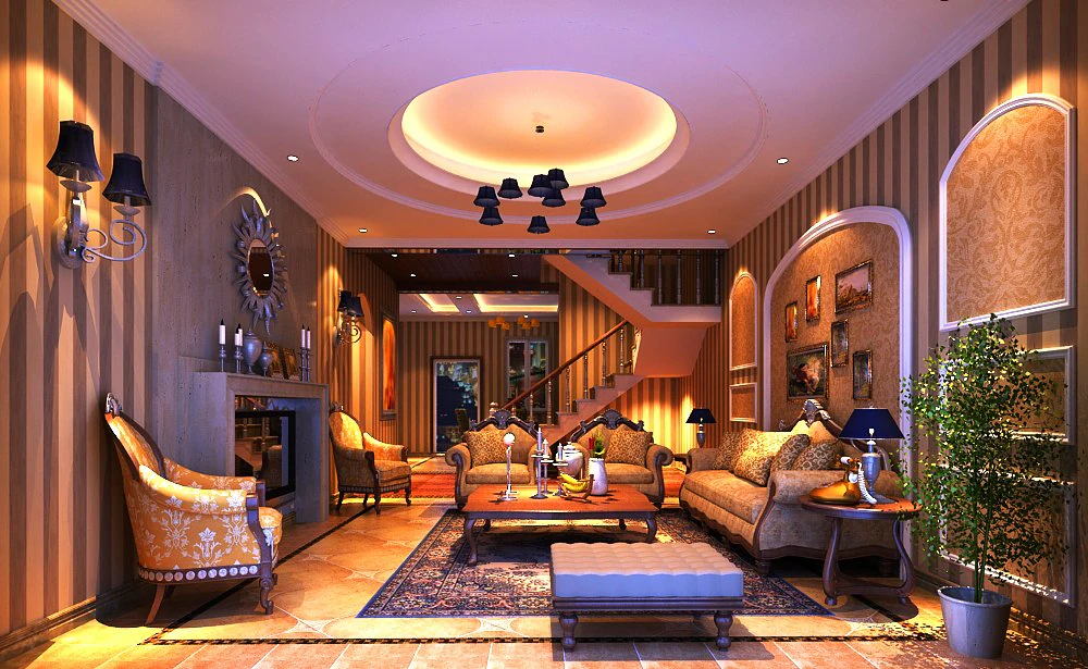 livingroom 013 3D Model .c4d .max .obj .3ds .fbx .stl .blend 
