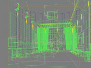 livingroom 007 Modèle 3D