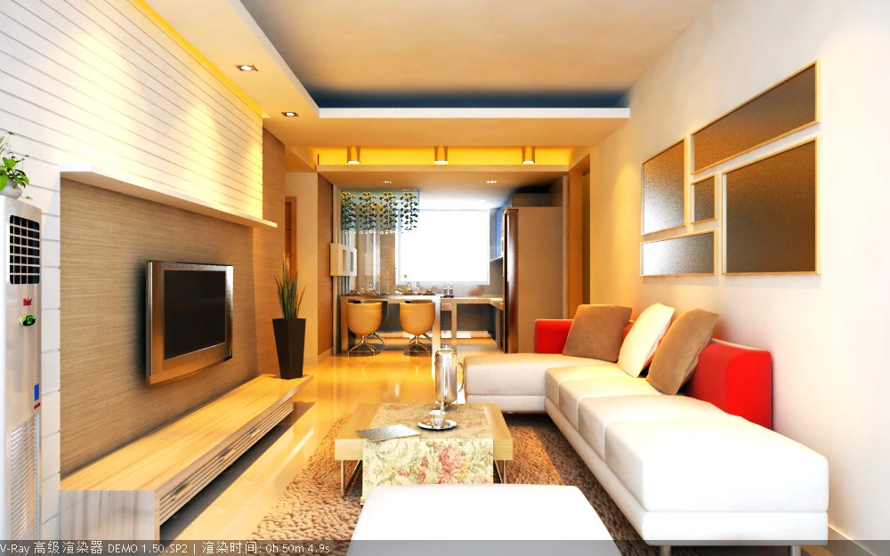 livingroom 026 3D Model .c4d .max .obj .3ds .fbx .stl .blend