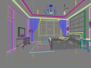 livingroom 018 3D Модель