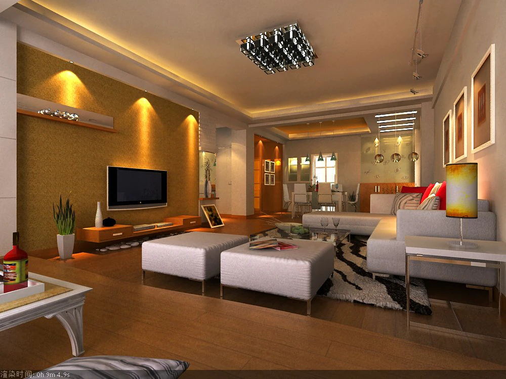 livingroom 025 3D Model .c4d .max .obj .3ds .fbx .stl .blend 